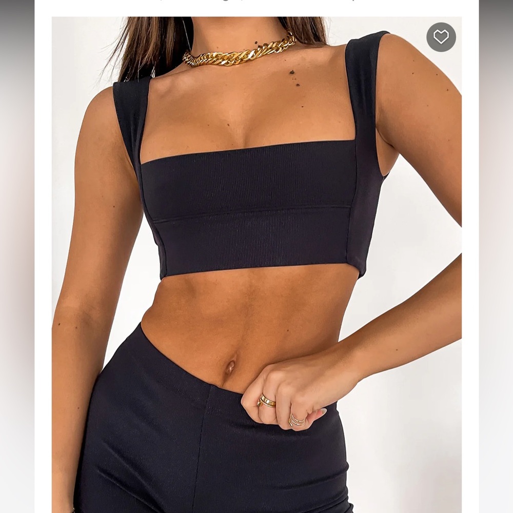 White fox S In The Mix Crop Top